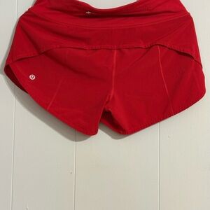 lululemon athletica Red Athletic Skort